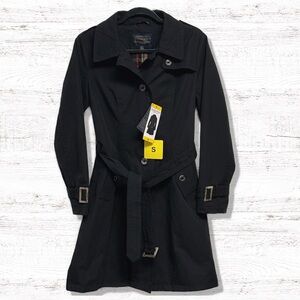 Pendleton Women’s Black Trench Coat Size Small NWT